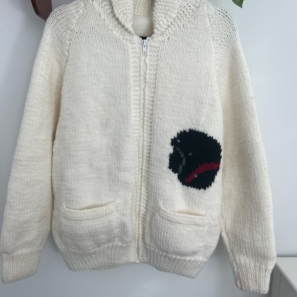 Crochet Knit "Motorcycle" Jacket - Picture 3 of 3